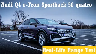 2022 Audi Q4 e-tron Sportback 50 quattro Real-Life Range Test