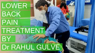 Treatment of Lower Back pain by Dr Rahul Gulve-Pain Management Specialist, Osteopath & Chiropractor