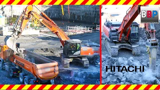 Hitachi Zaxis 350 vs Black Jurassic, ... Synergiepark Allianz, Stuttgart, 14.01.2022.