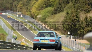 E30 following E46 M3 , nordschleife 03-07-2016 btg