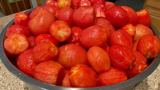 CANNING TOMATOES | In Their Own Juice | Homestead Pantry Staple