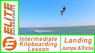 Intermediate Kiteboarding Lesson- Landing Jumps and Tricks