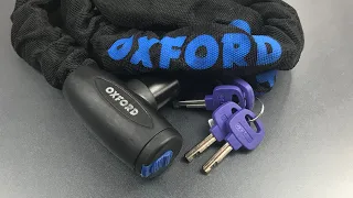 [715] Oxford GP Bicycle Chain Lock Picked (Disc Detainer Core)