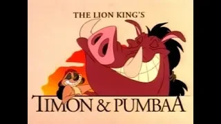 Timón y Pumba "The Lion King's Timon & Pumbaa" - INTRO (Serie Tv) (1995 - 1999)