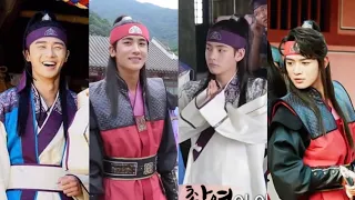 Hwarang cute Guys😆(behind the scene) Park Hyungsik Park Seojoon Kim Taehyung Choi Minho 박형식 박서준 김태형