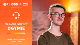 DgyMie 🇫🇷 | GRAND BEATBOX BATTLE 2021: WORLD LEAGUE | Pre-Battle Interview