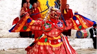 " Tshechu " Festival at  Paro-- Bhutan