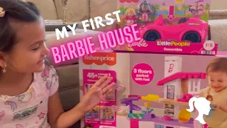 Fisher Price Barbie House *Barbie unboxing*