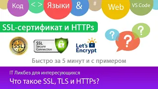 Что такое SSL, TLS и HTTPs?