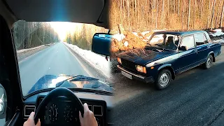 ВАЗ 2107 POV Test от первого лица / test drive from the first person