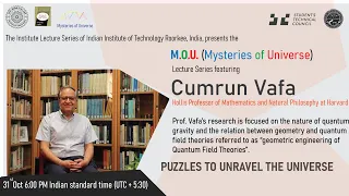 ILS-MOU | Puzzles to unravel the Universe | Cumrun Vafa