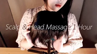 ASMR Scalp & Head Massage with Shampoo 1H (No Talking)