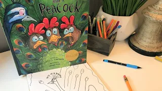 Three Hens and a Peacock- (with draw-along time!)- READ ALOUD KIDS BOOK