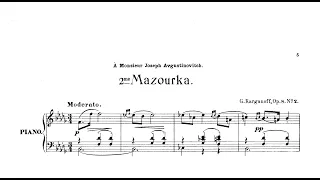 Genary Korganov: Mazurka, Op.8/2