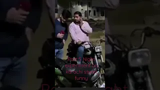part5 Night experiment on karachi street funny video