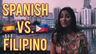 HOW SIMILAR ARE SPANISH AND FILIPINO ? SIMILITUDES ENTRE EL FILIPINO Y EL ESPAÑOL