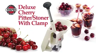 Norpro 5120/5121 Deluxe Cherry Pitter / Stoner, clamp version and suction base version.