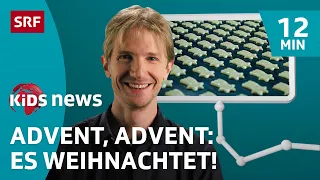 SRF Kids News: Advent – Von Weihnachtsliedern, Guetzli bis hin zum Adventskranz | Kindervideos