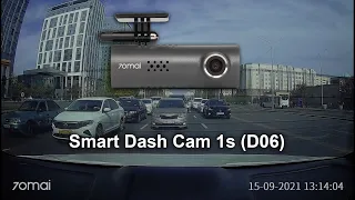 70Mai Smart Dash Cam 1s (D06) видеорегистратор на заднее стекло пример видео | rear window example