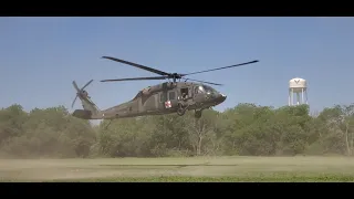 US Army Black Hawk helicopter take off and landing 🚁