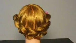 Прическа в греческом стиле. Greek Goddess Updo Hair Tutorial