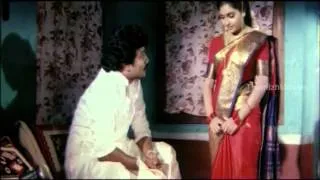 Sai Kumar giving ornaments of Goddess to Achana - Jegatheeswari Movie Scenes