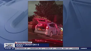 Deadly crash on I-5 near Tukwila | FOX 13 Seattle