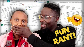 REACTING TO YOUR COMMENTS ON OUR NANNY CHRONICLES VIDEO || + BONUS QUESTIONS || Soila & Curtis