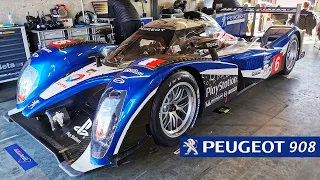 Peugeot 908 LMP1 | 3.7-litre V8 Diesel | Close Ups & Pure Sound! [HD]