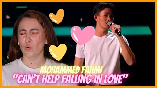 Mohammed Fahmi "Can't Help Falling in Love" (The Voice of Germany 2022) | Reaction Video