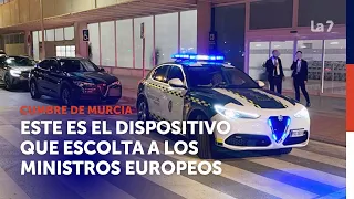 Así escolta la Guardia Civil a los ministros europeos en Murcia | La 7