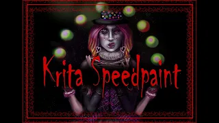 #Speedpaint (#krita) #female #Clown With Extra Limbs