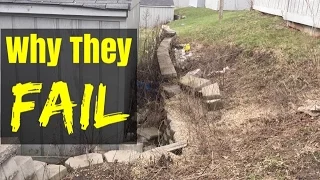 How Not To Build a Retaining Wall