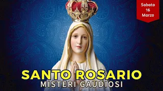 Santo Rosario di oggi Sabato 16 Marzo 2024, Con Litanie Lauretane