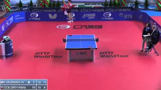 2014 Belarus Open WS R2 FUKUHARA Ai JPN vs DOLGIKH Maria RUS