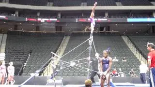 Katelyn Ohashi - 2011 Visa Championships Podium Training - Uneven Bars