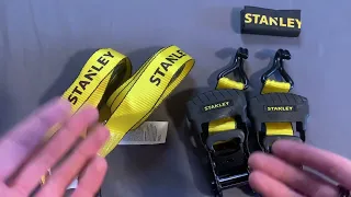 STANLEY S1007 Black Yellow 1 5' x 16' Ratchet Tie Down Straps Review