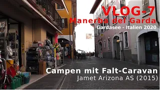 VLOG-7 In den Tag hinein/Manerba Abendmarkt - Camping Urlaub am Gardasee