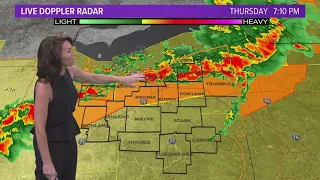Severe Thunderstorm Warning for most of Northeast Ohio: Track the storm with Betsy Kling