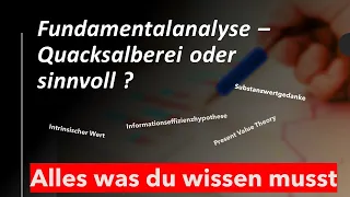 Fundamentalanalyse zur Aktienanalyse - alles was du wissen musst