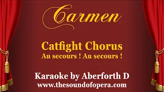 CARMEN KARAOKE 09 - Au secours ! Au secours ! (Catfight chorus) | Aberforth D