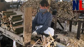 Inside Bamboo Factories - Amazing Bamboo Goods Production Process