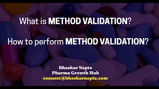 What is Method Validation? How to perform Method Validation?