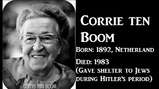 71.Corrie Ten Boon - gave shelter to Jews Hitler Short biography tamil | Tamil Christhavan