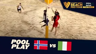 Mol, A./Sørum, C. vs. Carambula/Ranghieri - Day 2 Highlights | Doha Finals 2023 #BeachProTour