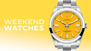 Rolex Oyster Perpetual Yellow Dial - A Modern Rolex "Stella" Dial Reviewed In Depth