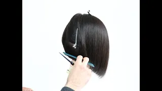 Graduated Bob A line /  How to cut a graduated bob / Step by Step hairdressing videos.