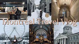 [VLOG] Montreal Travel Vlog | cafe- & bar-hopping, Notre-Dame Basilica, Bonsecours market, Christmas