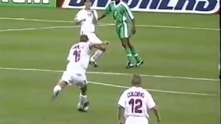 Nigeria vs Denmark Round of 16 World cup 1998