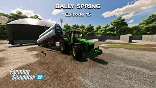 Making GRASS SILAGE BALES & Selling To The BGA | Bally Spring | FS22 | Episode #15